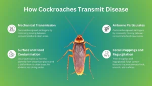 How Cockroaches Transmit Disease